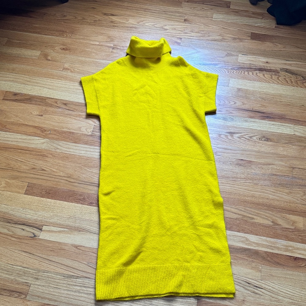 Worthington Bright Yellow Midi Dress